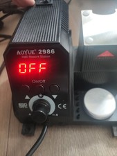 Aoyue 2986 Hot Air Rework Station Kit 500W with 2 Helping Hands, 3 Nozzles, Gun 