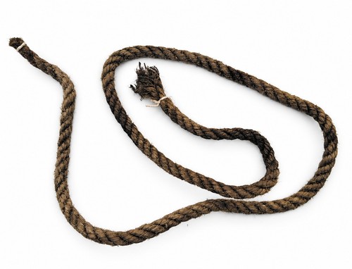 Vintage hessian jute rope - jute,