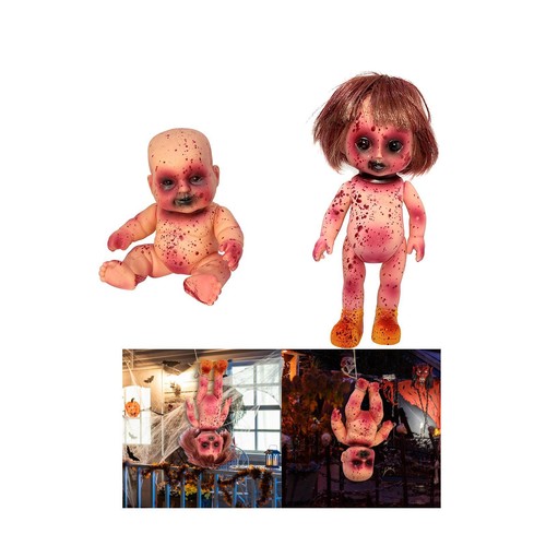 Terrifying halloween doll - halloween,