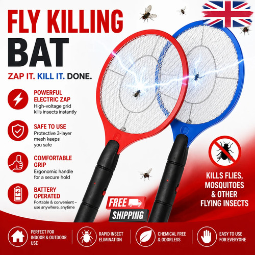 Bug zapper racket electric - racket, fly