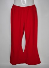 Red Flared Hippie Trousers