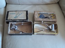2 Vintage Retro Metal Hair Clippers Solingen & BURMAN With Box  