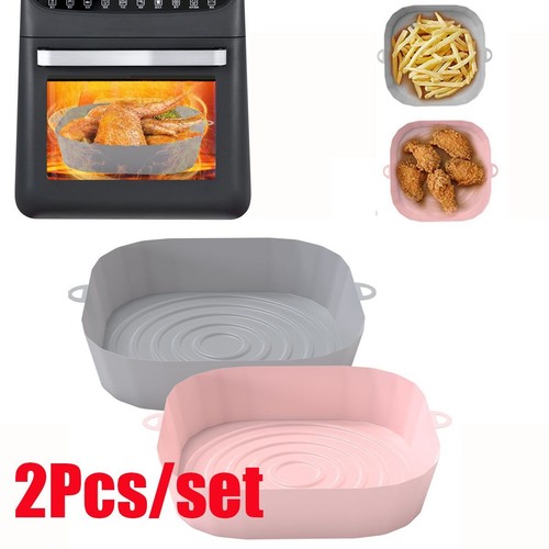 2pcs air fryer - air, silicone