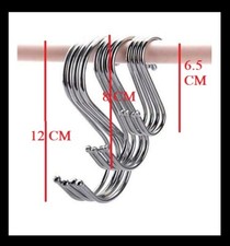 Quality Stainless Steel S Hooks Kitchen Meat Pan Utensil Clothes Hanger Hanging