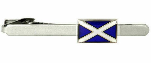 Scottish flag rhodium plate - flag,