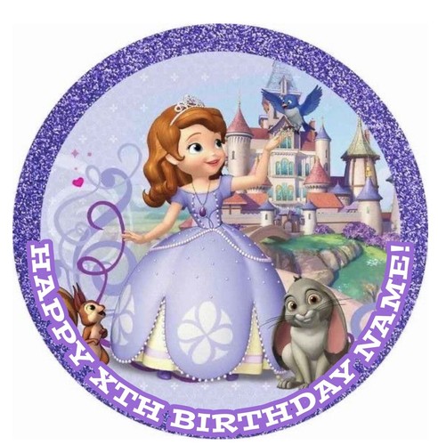 Edible icing cake topper for - ,
