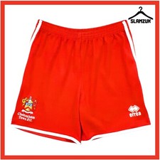 Cheltenham Town Football Shorts Errea Medium Home Kit The Robins 2014 2015 Q30