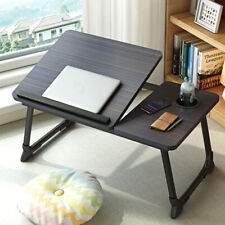 Folding Laptop Table Stand Bed Tray Sofa Lap Portable Computer Desk Breakfast UK