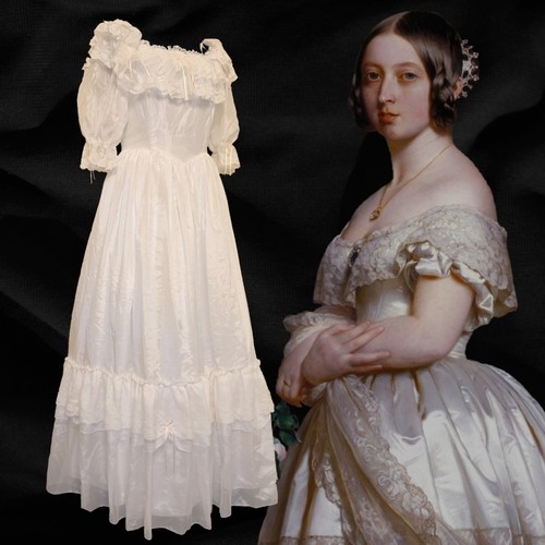 Vintage 1980s lace queen - 1980s,