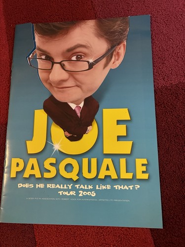 Theatre brochure joe pasquale - theatre,