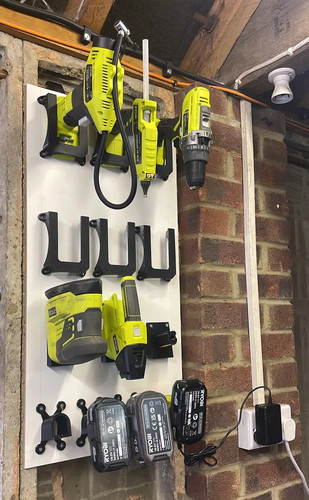 Ryobi tool holder - ryobi, wall