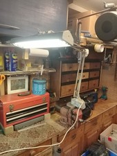 industrial Anglepoise lamp