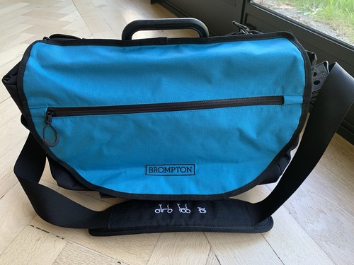 Brompton bag black lagoon - brompton, s