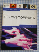 REALLY EASY PIANO - SHOWSTOPPERS - 24 STAGE HITS  - WISE - GC - FREEPOST