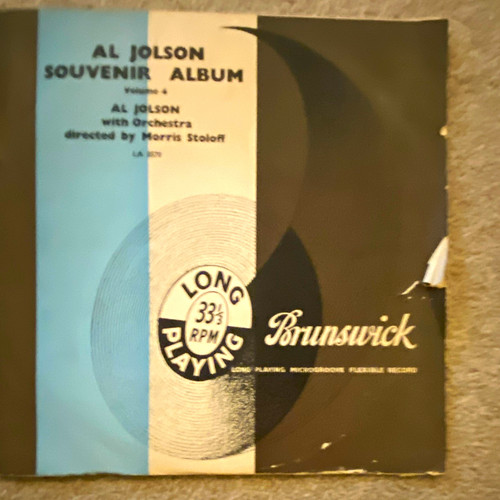Jolson souvenir album vol - al,
