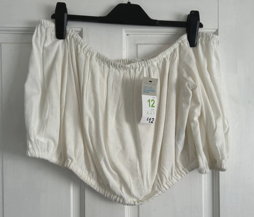 Primark white peasant - primark,