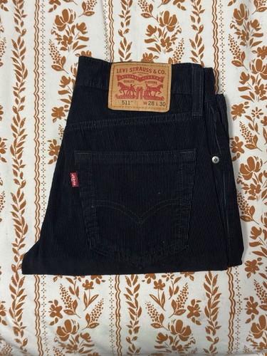 Levi 511 slim black corduroy - 511,