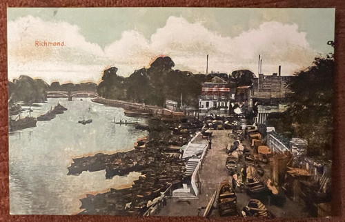 Antique postcard richmond - antique,