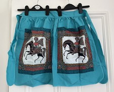 St Michael M & S Vintage Cotton Half Apron / Pinny - Arabic Horse Design
