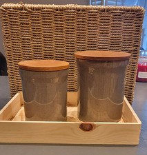 Denby Greystone Storage Jars X