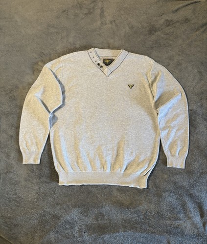 Breve mens grey cotton knit - mens,
