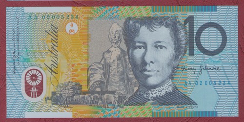 Australian banknote ten - australian, $10