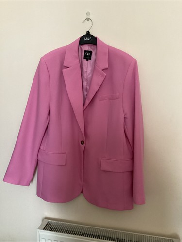 Zara pink jacket - pink, l