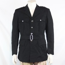 Genuine Surplus RUC Irish British Police Dress Jacket Black Formal Fitted (3554)