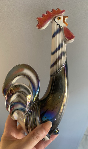 Vintage lustreware cockerel - vintage,