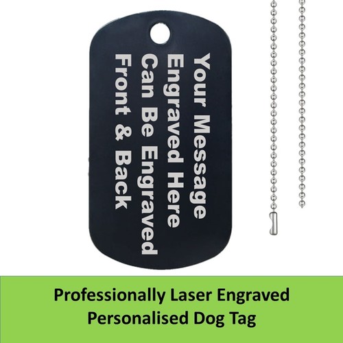 Personalised army dog - army, tag