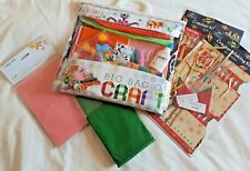 Job Lot Children's Child's Craft Kits -Big Bag of Crafts, Crackers, Easter Cards