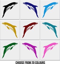 Bathroom Tile Stickers DOLPHIN Nautical Vinyl Decals Wall Transfers 100x100mm