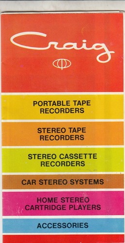 Vintage craig tape - craig,