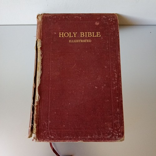 Antique holy bible illustrated - holy,