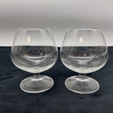 Remy Martin Cognac Glasses x2 Balloon Snifter Glass 220ml 10cm Height