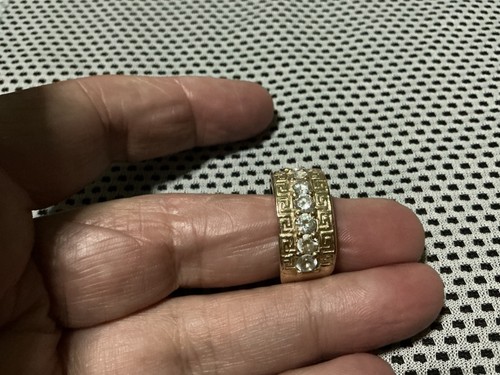 Mens 9ct handmade ring - mens,