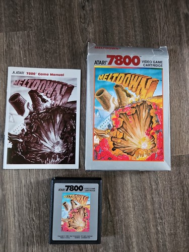 Meltdown atari 7800 video game - meltdown,