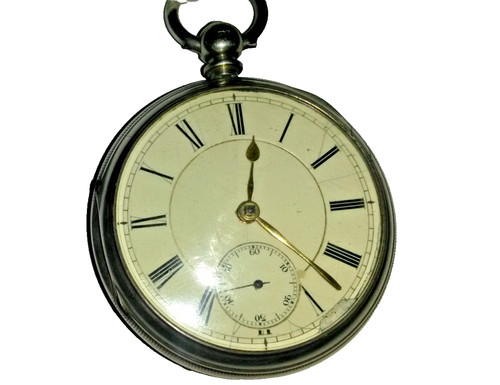 Large antique mens silver - antique,, mens,