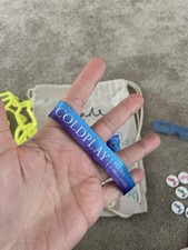 ULTRA RARE Coldplay VIP early Entry Wristband - Floris - Music Of The Spheres