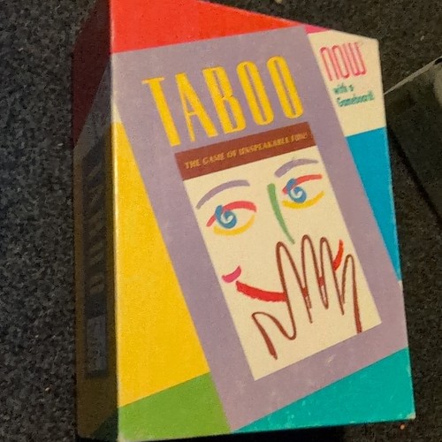 Vintage taboo word board - mb,