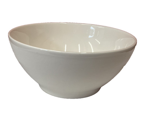 Large white ceramic bowl - white,