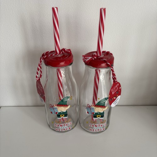Two christmas character milk - two,