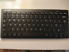 TECKNET 2.4G Black Wireless Keyboard For Windows/Chrome OS, UK  Compact Mini 