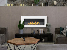 Hanging bio fireplace with