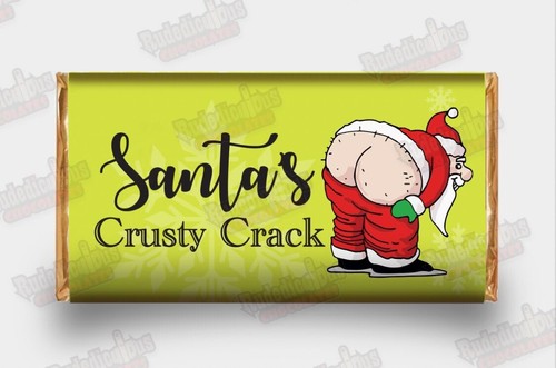 Rude christmas funny chocolate - rude,