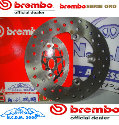 Rear brake disc - rear, brembo