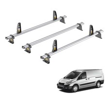 Peugeot Expert Roof Rack for 2007-2016 H1 x3 Heavy Duty Bars Van Guard Ulti