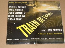 Valerie Hobson/Jack Warner - Train Of Events - 1949 Ealing Films Campaign Book
