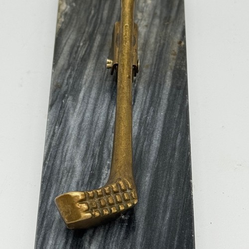 Vintage brass golf club memo - vintage,