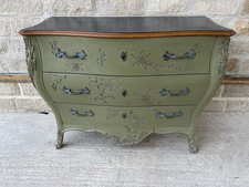 Stunning And So To Bed Floral Painted Bedroom Bombe Chest 3 Drawers Rrp £5510!!